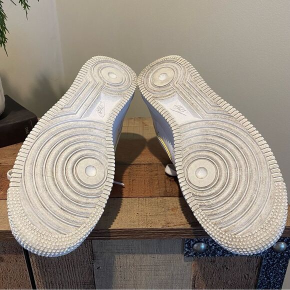 Nike Air Force 1 Icon Clash Metallic Gold - Picture 6 of 9